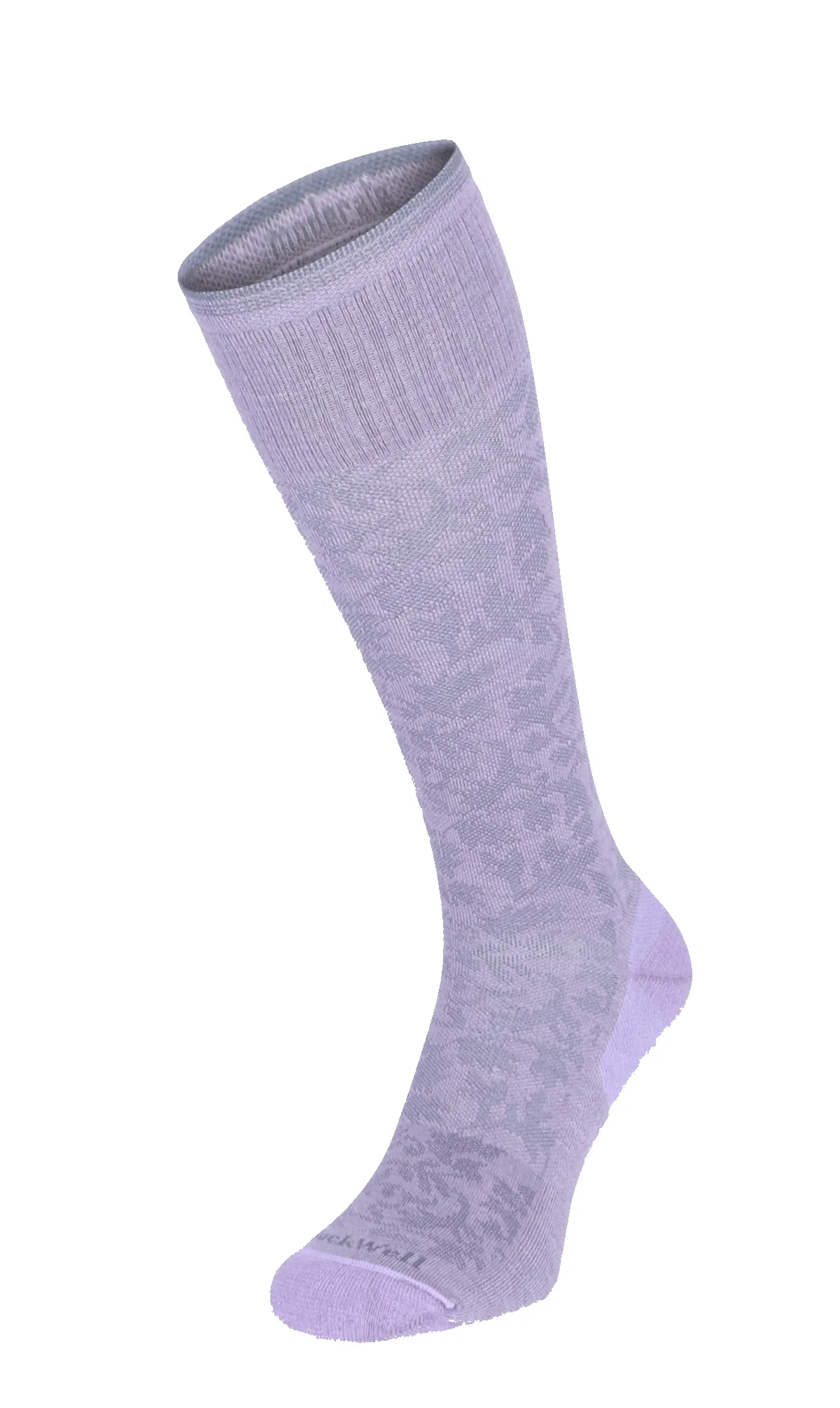 Damask Women Moderate Compression Socks Lavender sold by Sockwell