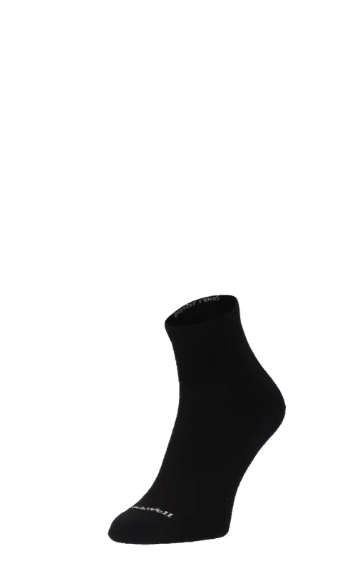 Plantar Ease Quarter Men Heel Spur Socks Black Solid sold by Sockwell