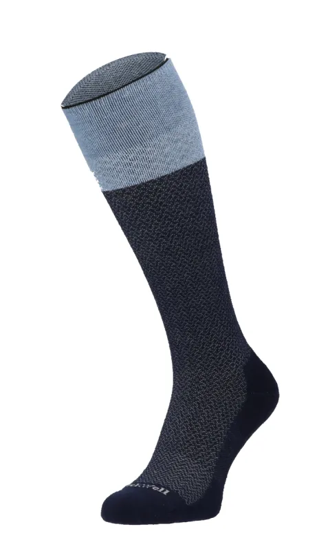 Full Twist Women Moderate Compression Socks Navy sold by Sockwell