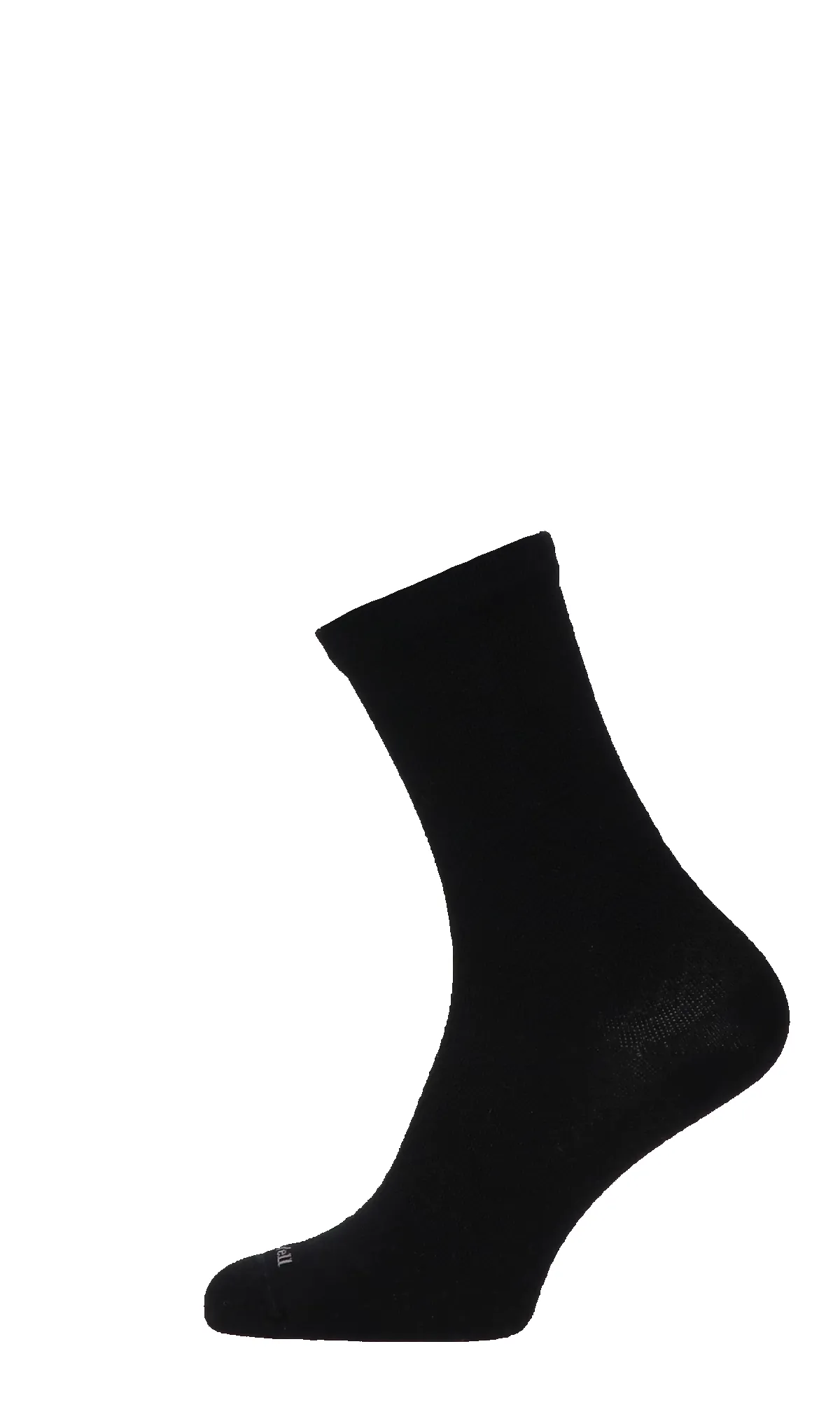 Plantar Ease Crew Women Heel Spur Socks Black Solid sold by Sockwell product image thumbnail 3
