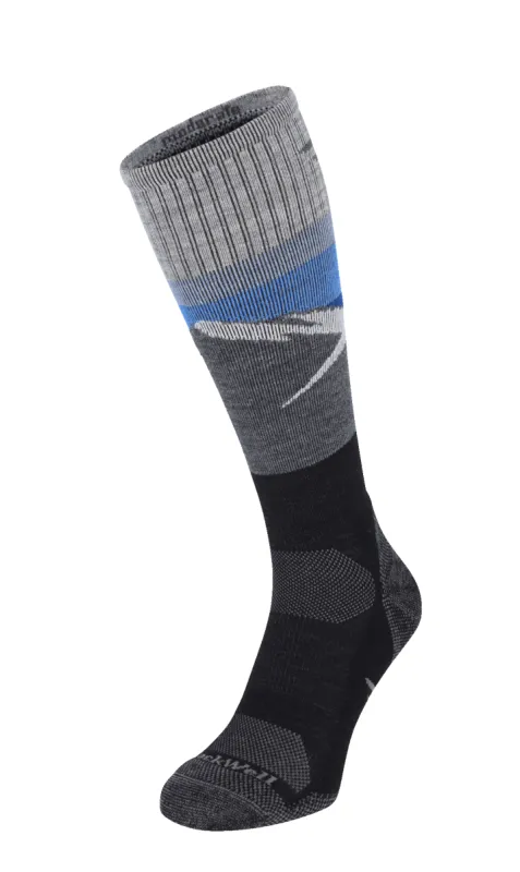 Modern Mountain Men Compression Hiking Socks Black sold by Sockwell