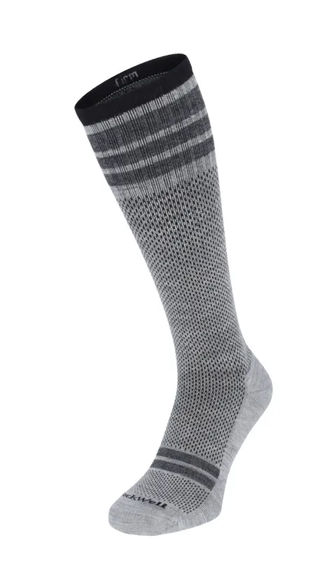 Speedway Men Firm Compression Socks Light Grey sold by Sockwell
