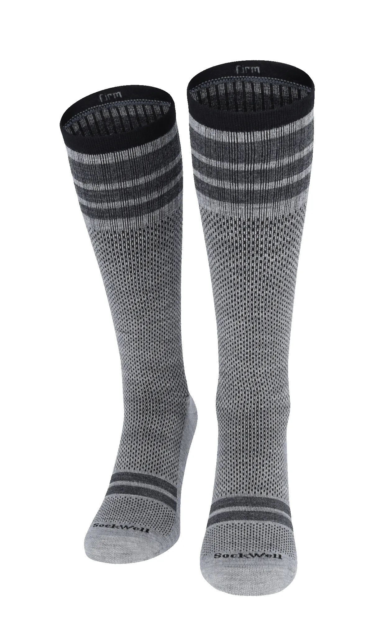 Speedway Men Firm Compression Socks Light Grey sold by Sockwell product image thumbnail 2
