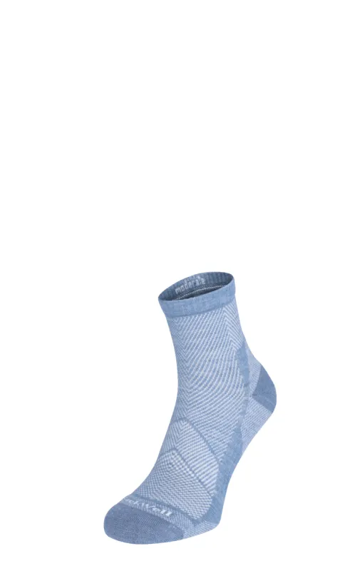 Elevate Quarter Women Compression Sports Socks Bluestone sold by Sockwell