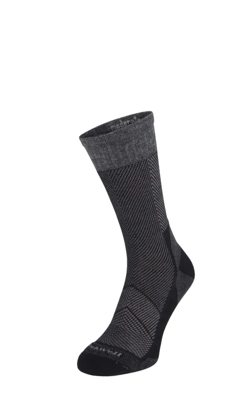 Elevate Crew Men Compression Sports Socks Black sold by Sockwell