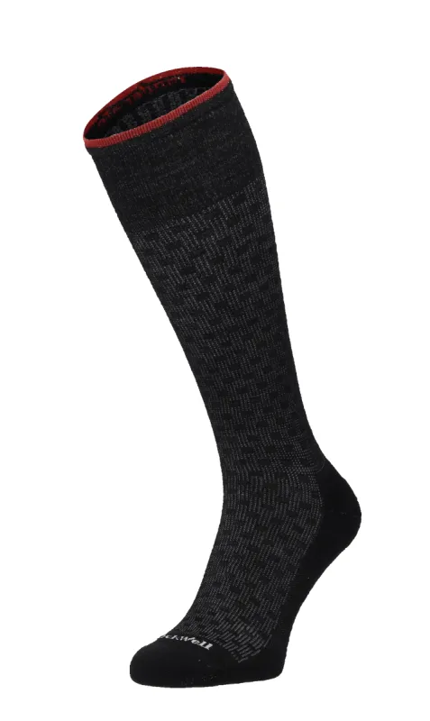 Shadow Box Men Moderate Compression Socks Black sold by Sockwell