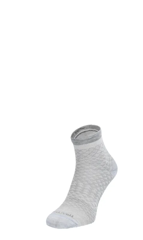 Plantar Ease Quarter Women Heel Spur Socks Ash sold by Sockwell