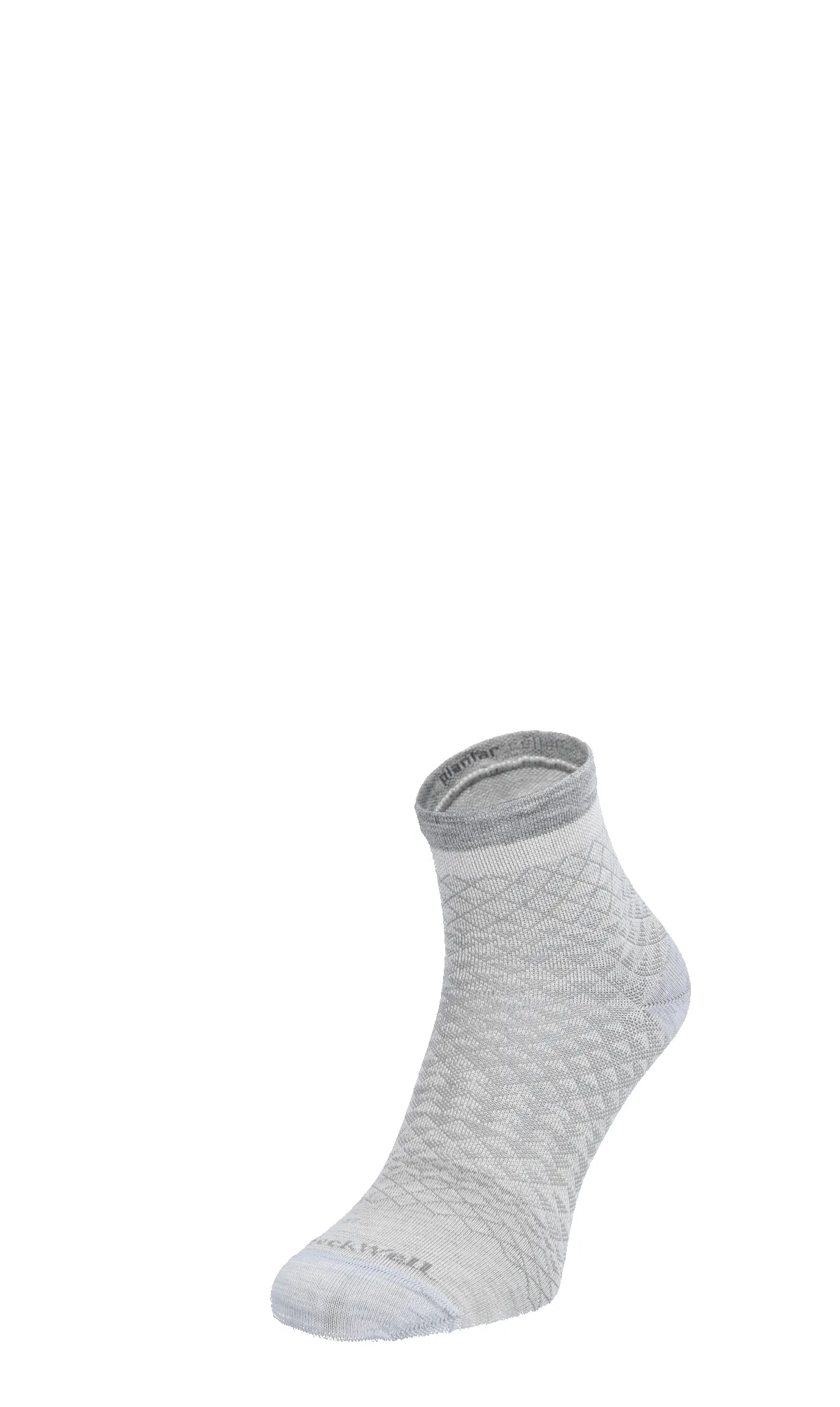 Plantar Ease Quarter Women Heel Spur Socks Ash sold by Sockwell