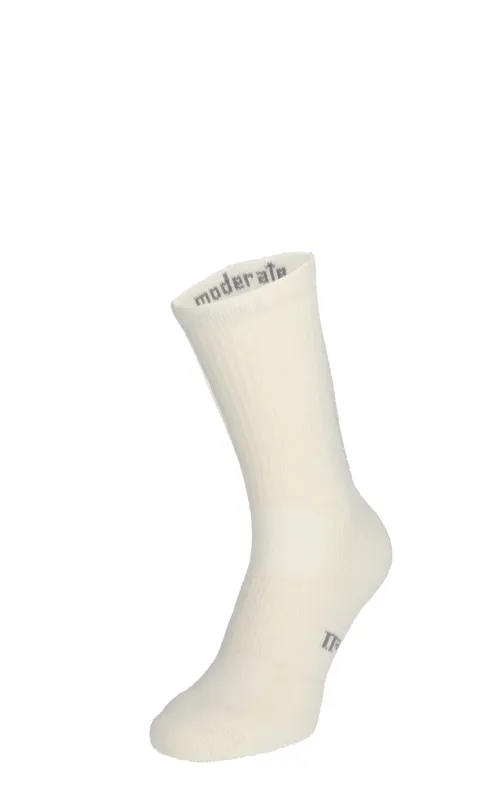 Walk About Crew Women Compression Hiking Socks Natural sold by Sockwell