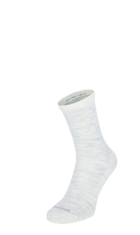 Plantar Cush Basic Crew Women Heel Spur Socks Ash sold by Sockwell