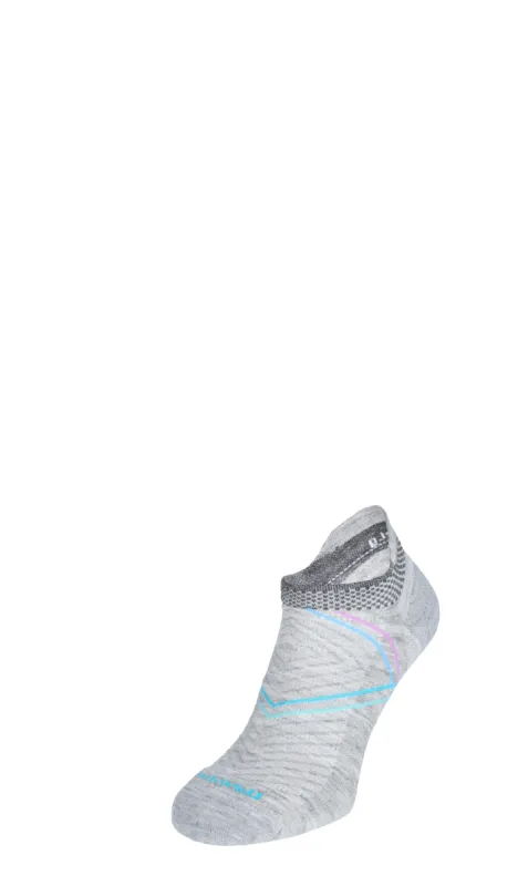Pulse Micro Women Compression Sport Socks Light Grey sold by Sockwell