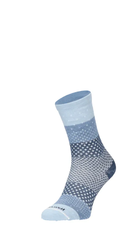 Plantar Ease Crew Women Heel Spur Socks Bluestone sold by Sockwell