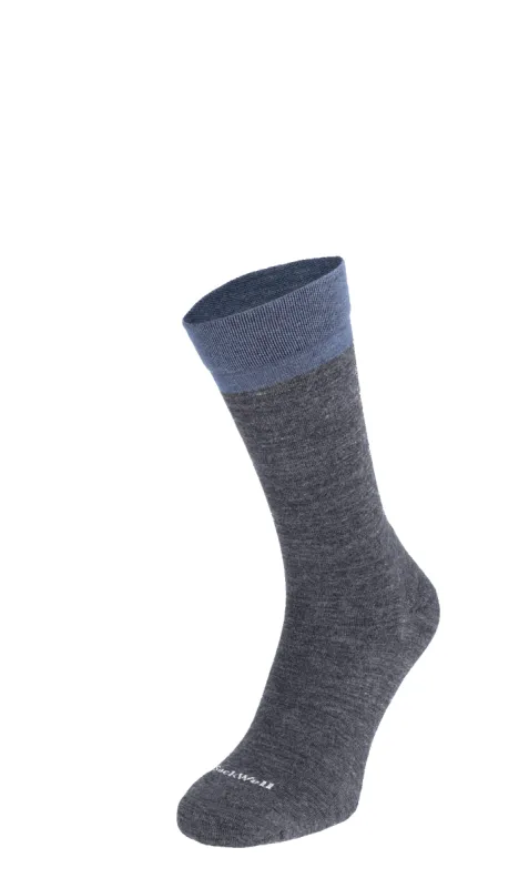 Free’n Easy Men Diabetic Socks Charcoal sold by Sockwell