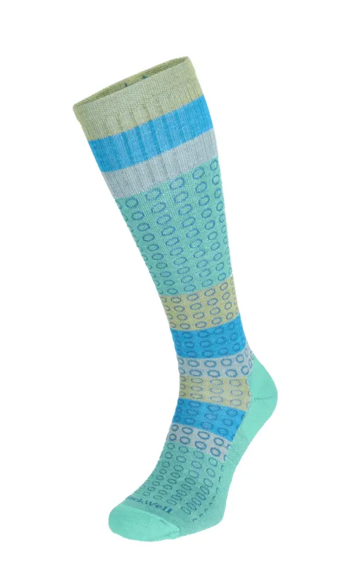 Full Circle Women Moderate Compression Socks Spearmint sold by Sockwell