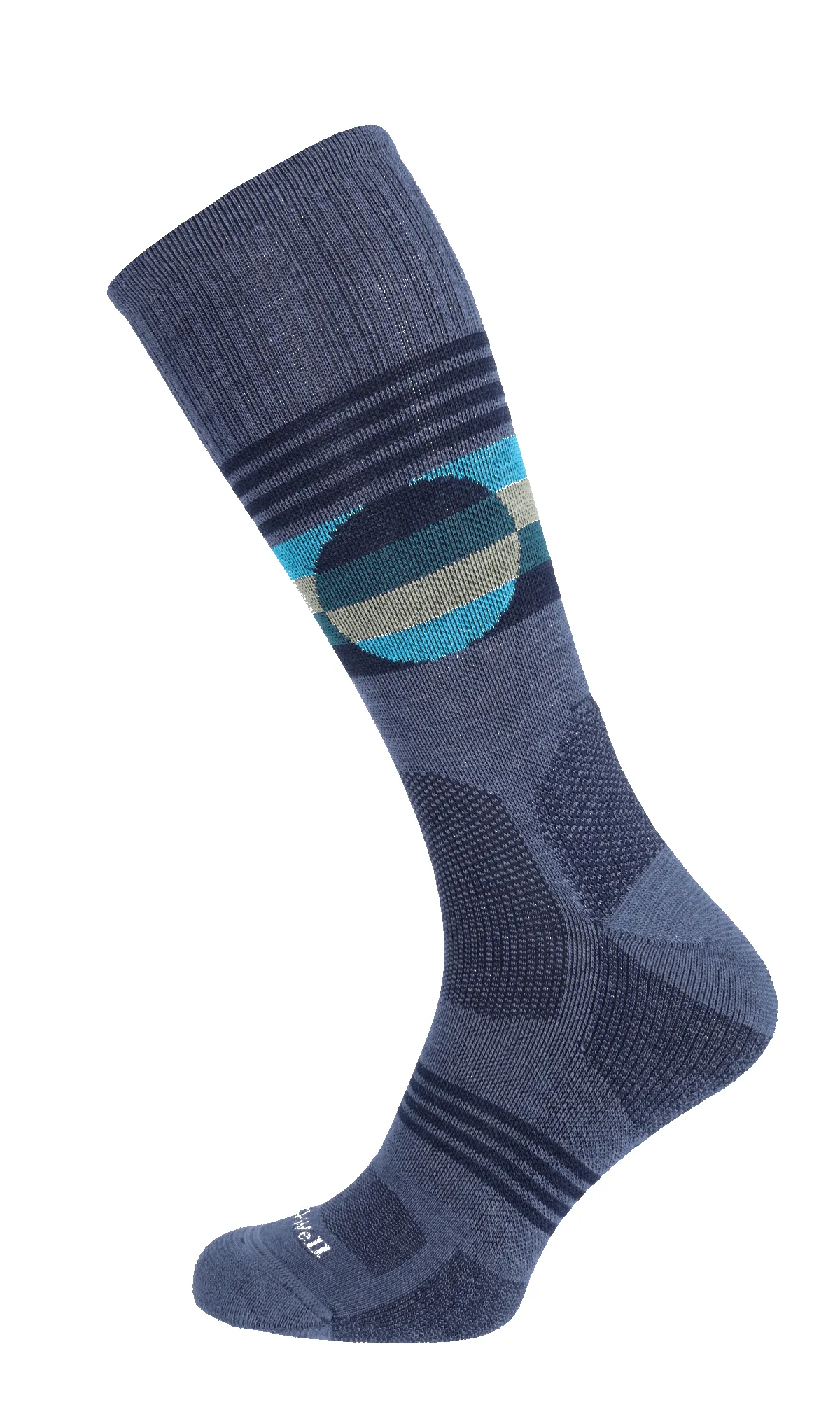 North Rim Crew Men Compression Hiking Socks Denim sold by Sockwell product image thumbnail 3