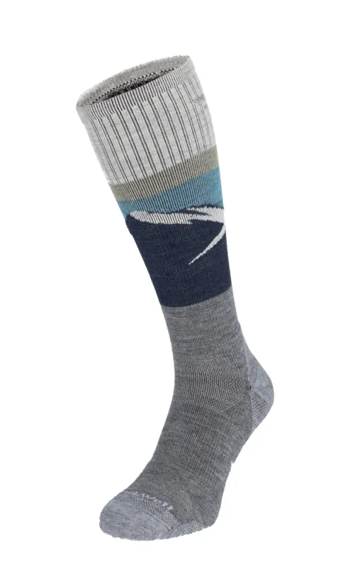 Modern Mountain Men Compression Hiking Socks Grey sold by Sockwell