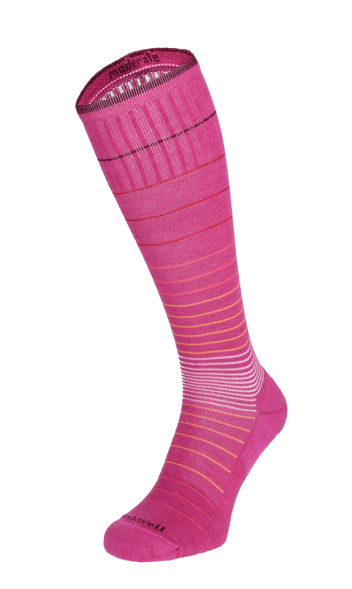 Circulator Women Moderate Compression Socks Raspberry sold by Sockwell
