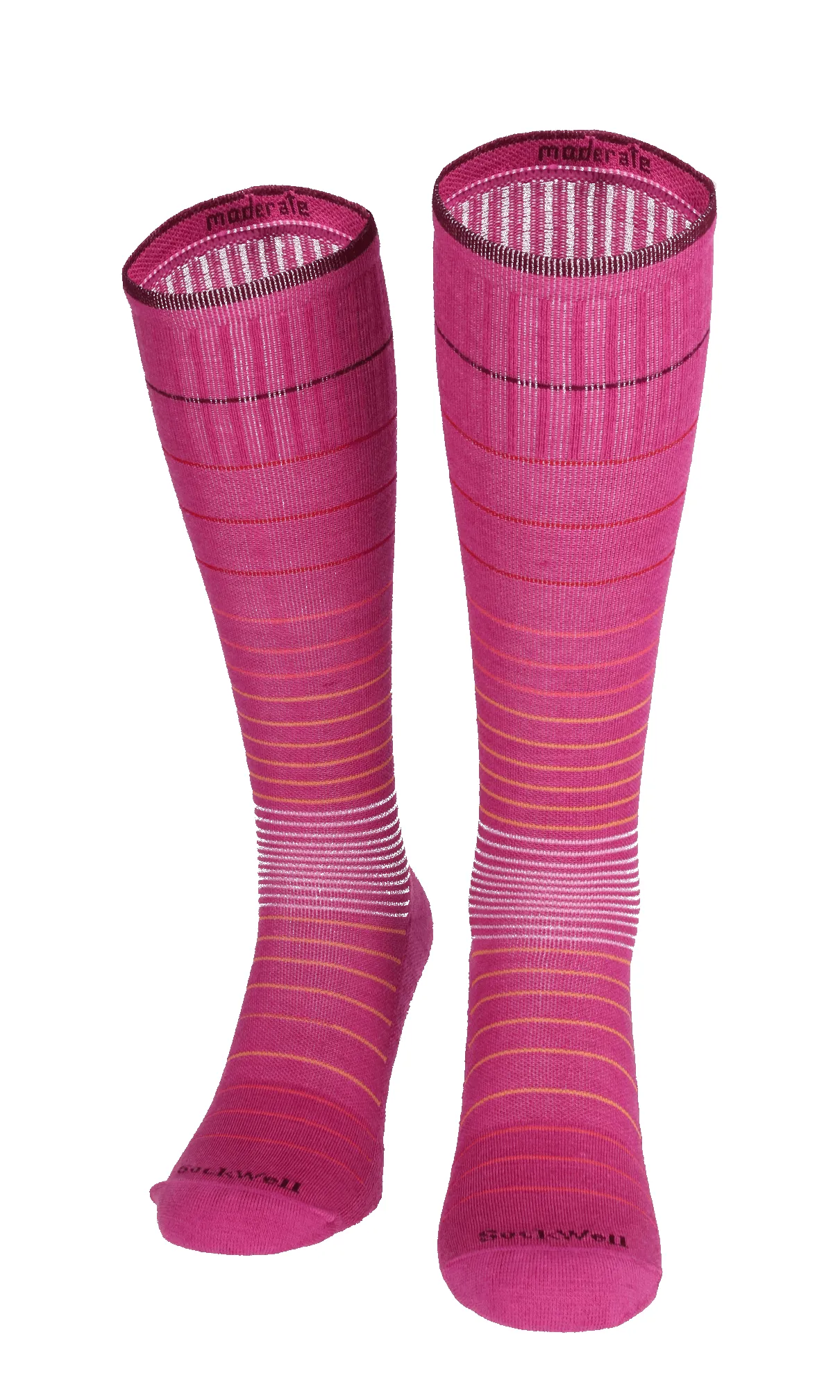 Circulator Women Moderate Compression Socks Raspberry sold by Sockwell product image thumbnail 2