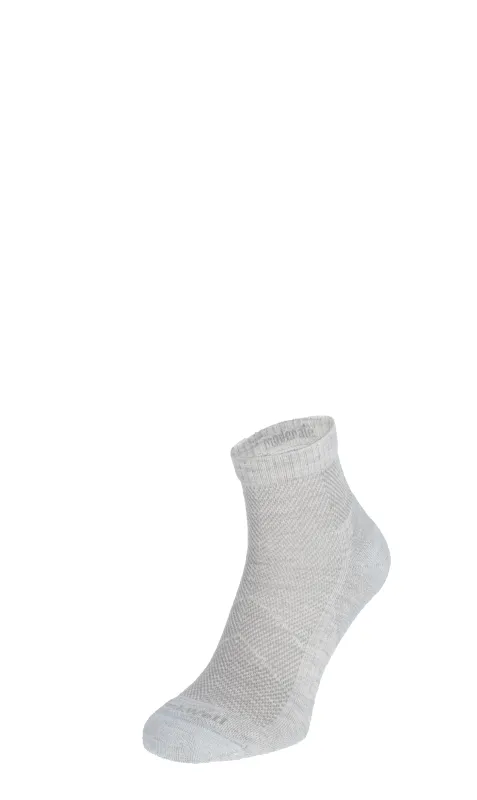 Elevate Quarter Women Compression Sports Socks Ash sold by Sockwell