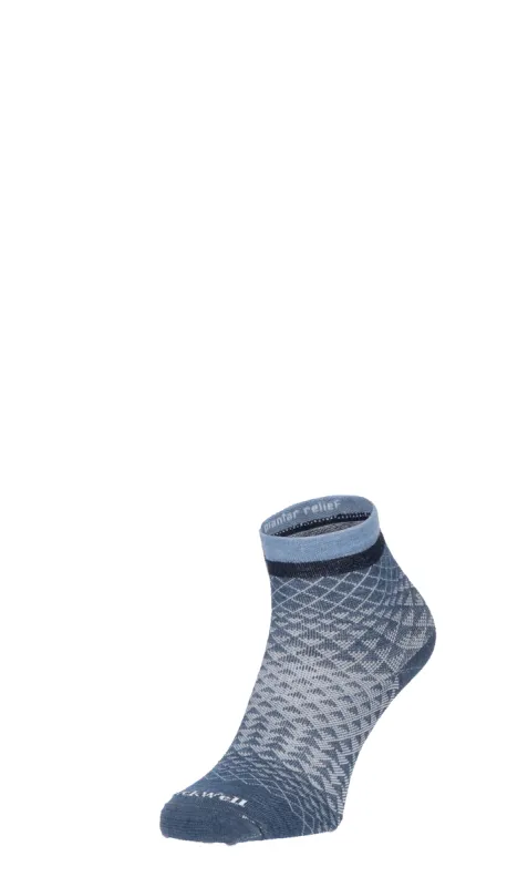 Plantar Ease Quarter Women Heel Spur Socks Denim sold by Sockwell