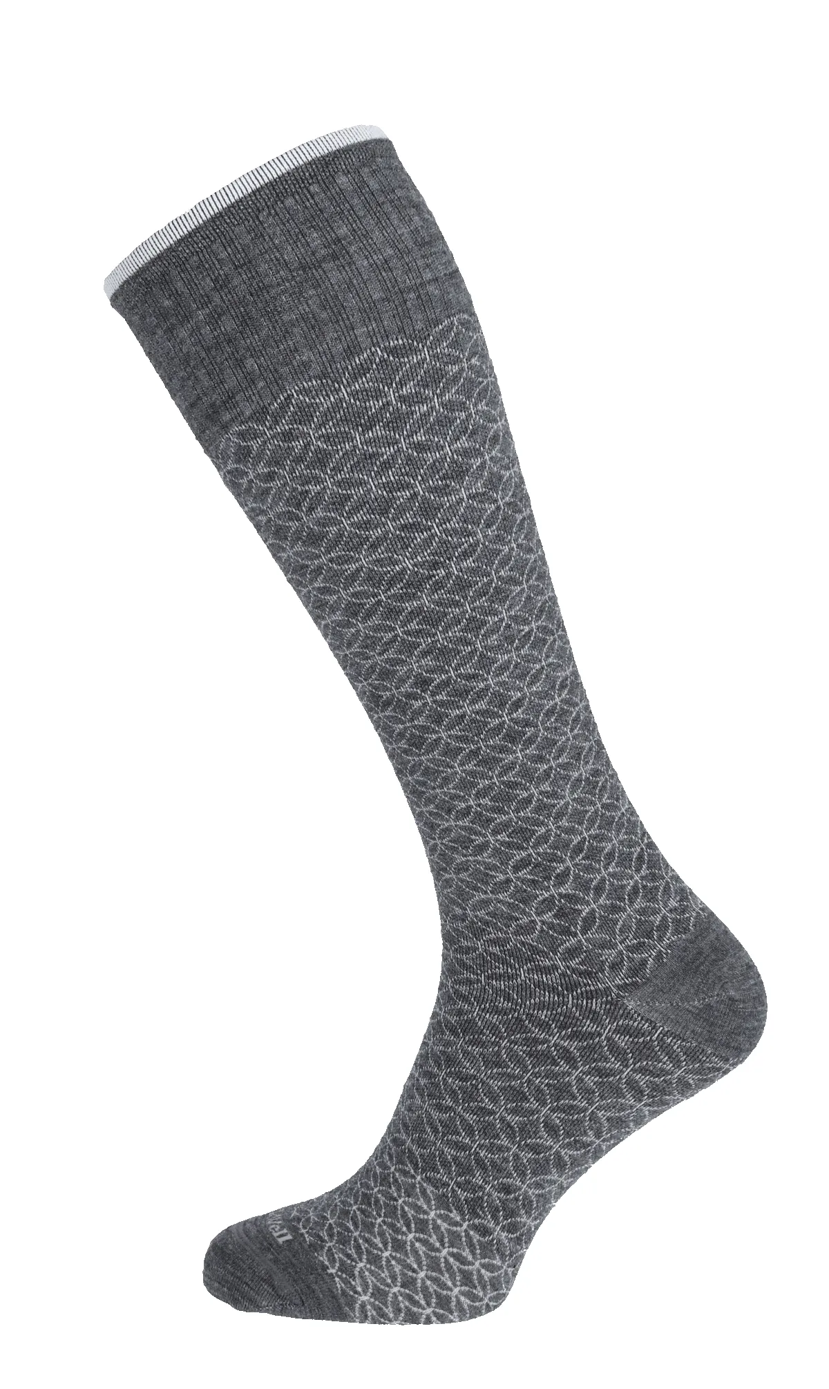 Featherweight Fancy Women Moderate Compression Socks Charcoal sold by Sockwell product image thumbnail 3