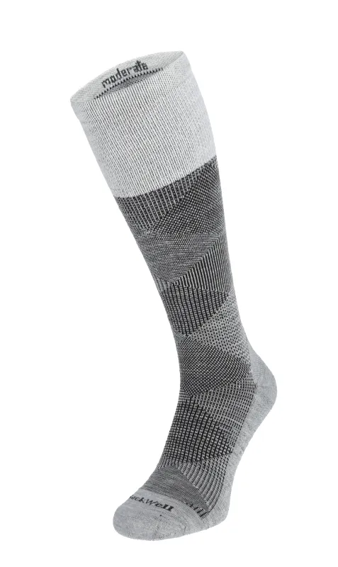Diamond Dandy Men Moderate Compression Socks Light Grey sold by Sockwell