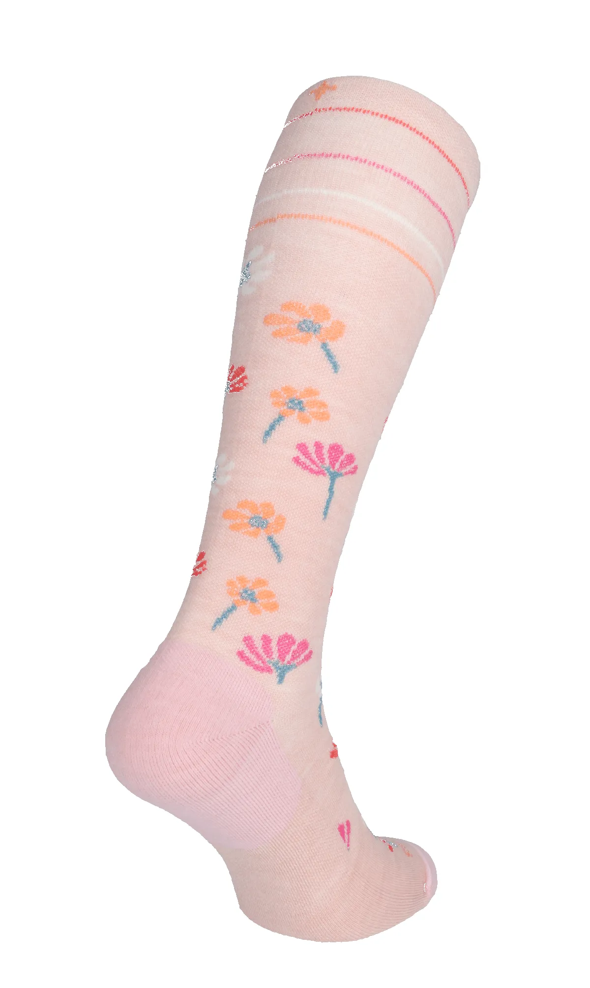 Field Flower Women Moderate Compression Socks Rose sold by Sockwell product image thumbnail 4