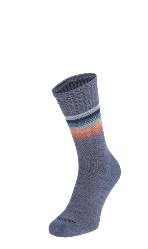 Plantar Cush Crew II Men Heel Spur Socks Denim sold by Sockwell
