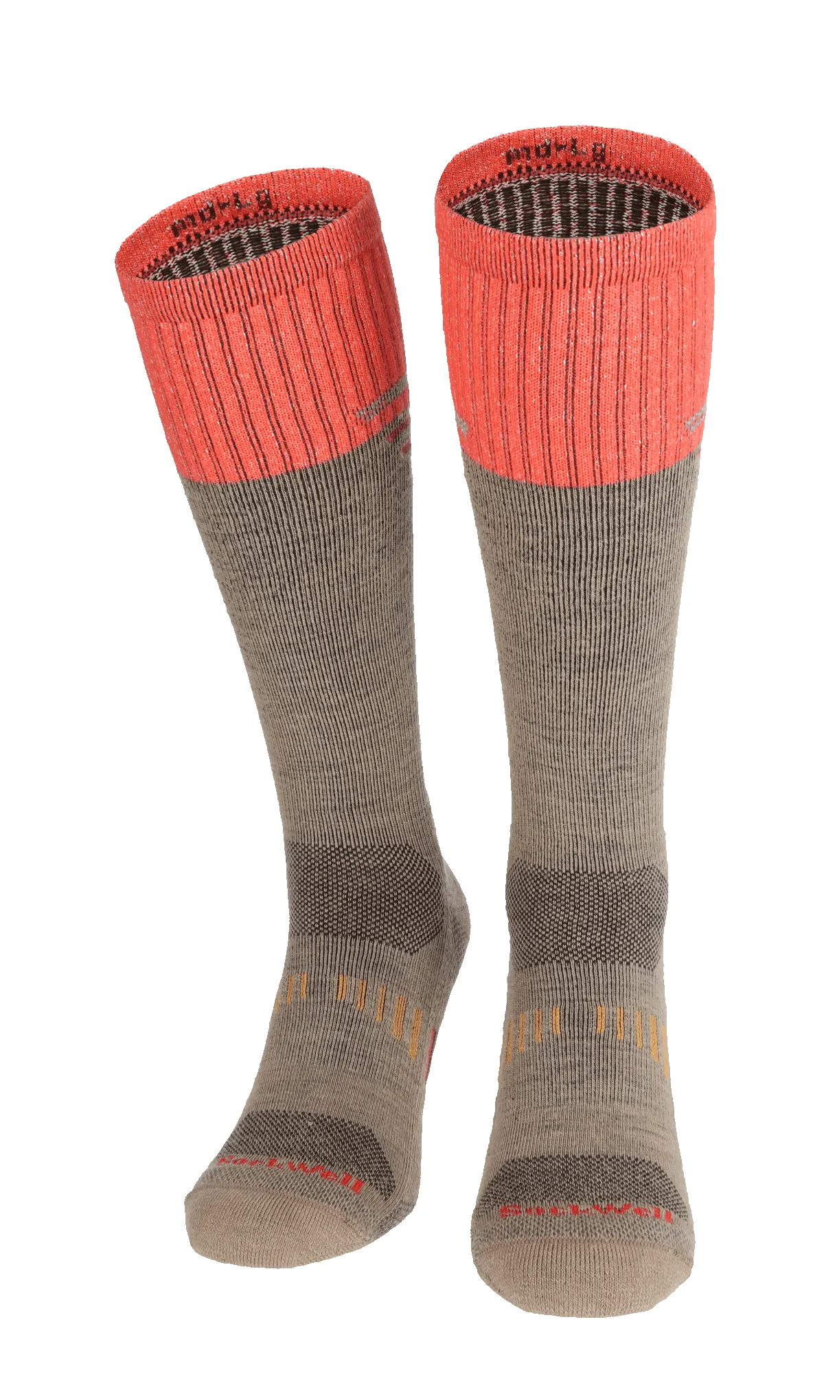 Ascend II Women Compression Hiking Socks Khaki sold by Sockwell product image thumbnail 2