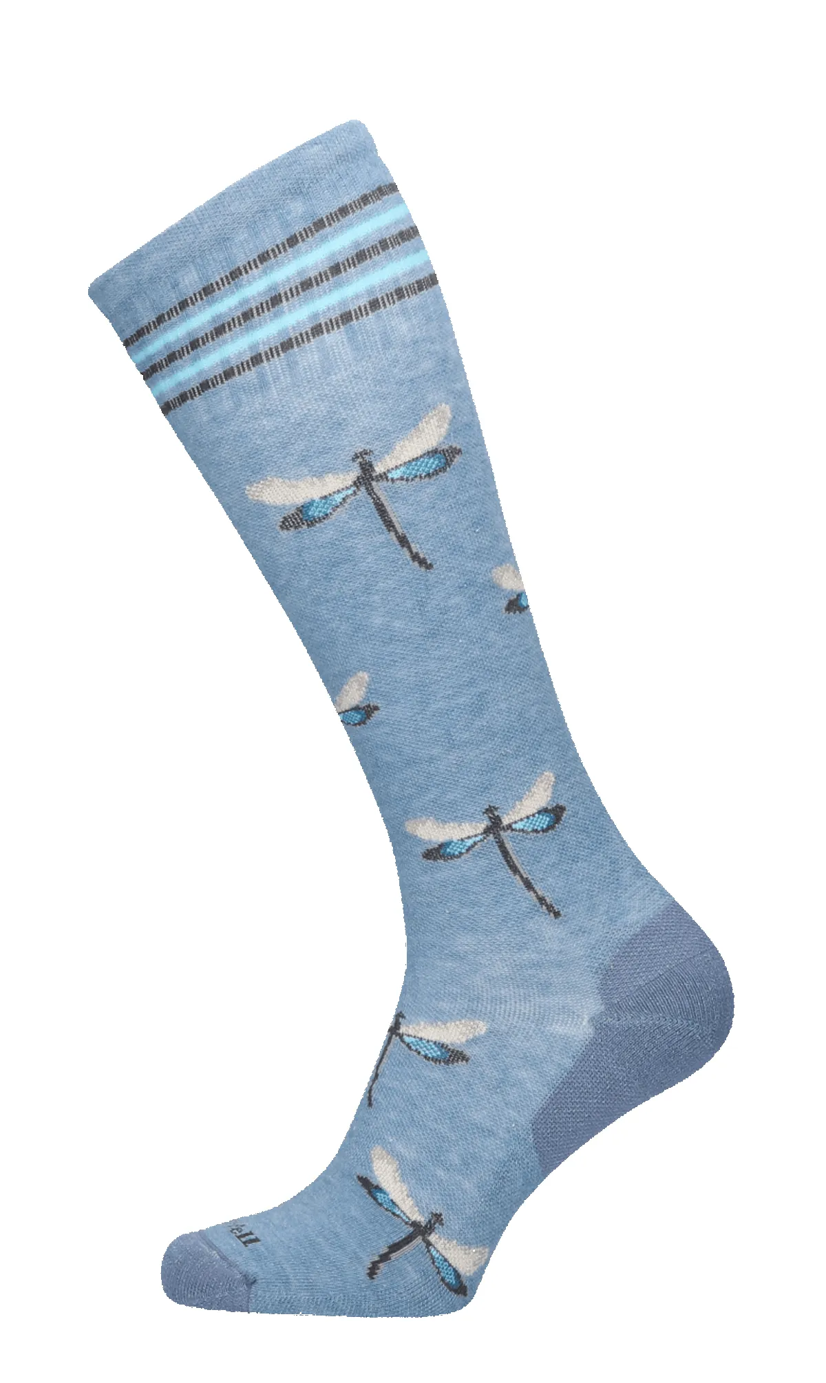 Dragonfly Women Moderate Socks Bluestone Shimmer sold by Sockwell product image thumbnail 3
