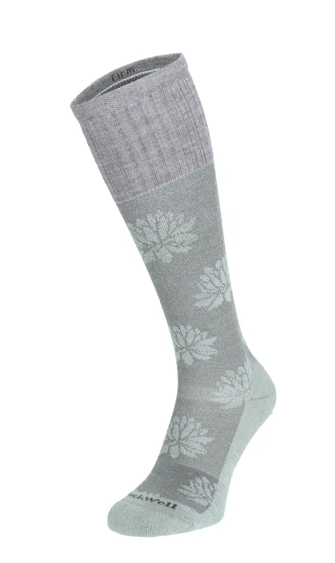 Lotus Lift Women Firm Compression Socks Celadon sold by Sockwell