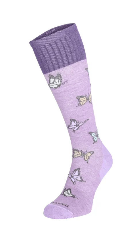 Flutter Women Firm Compression Socks Lavender sold by Sockwell
