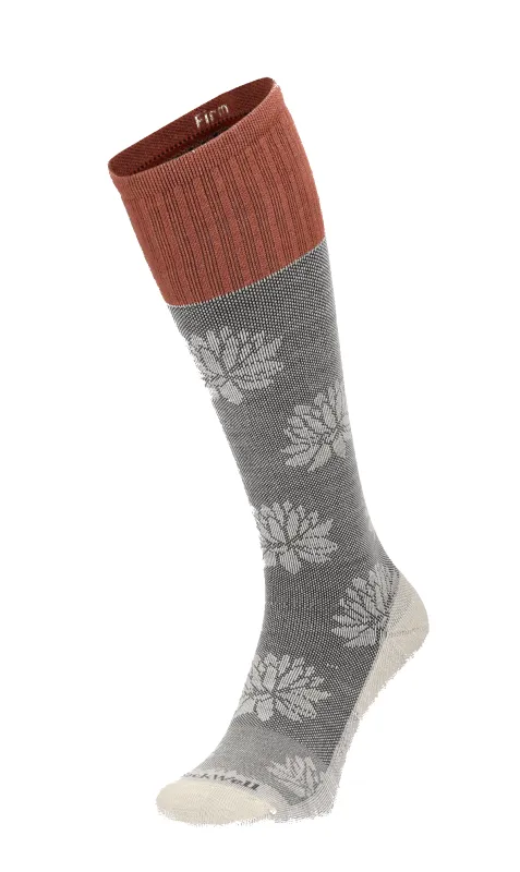 Lotus Lift Women Firm Compression Socks Barley sold by Sockwell