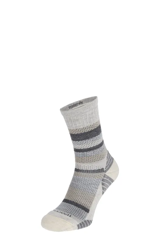 Journey Crew Women Compression Hiking Socks Putty sold by Sockwell