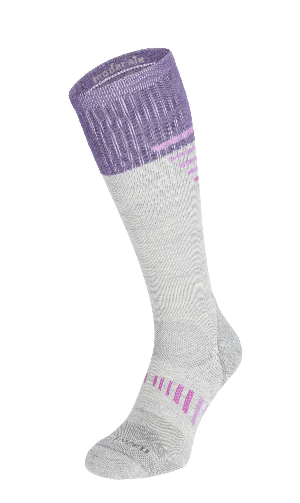 Ascend II Women Compression Hiking Socks ash sold by Sockwell