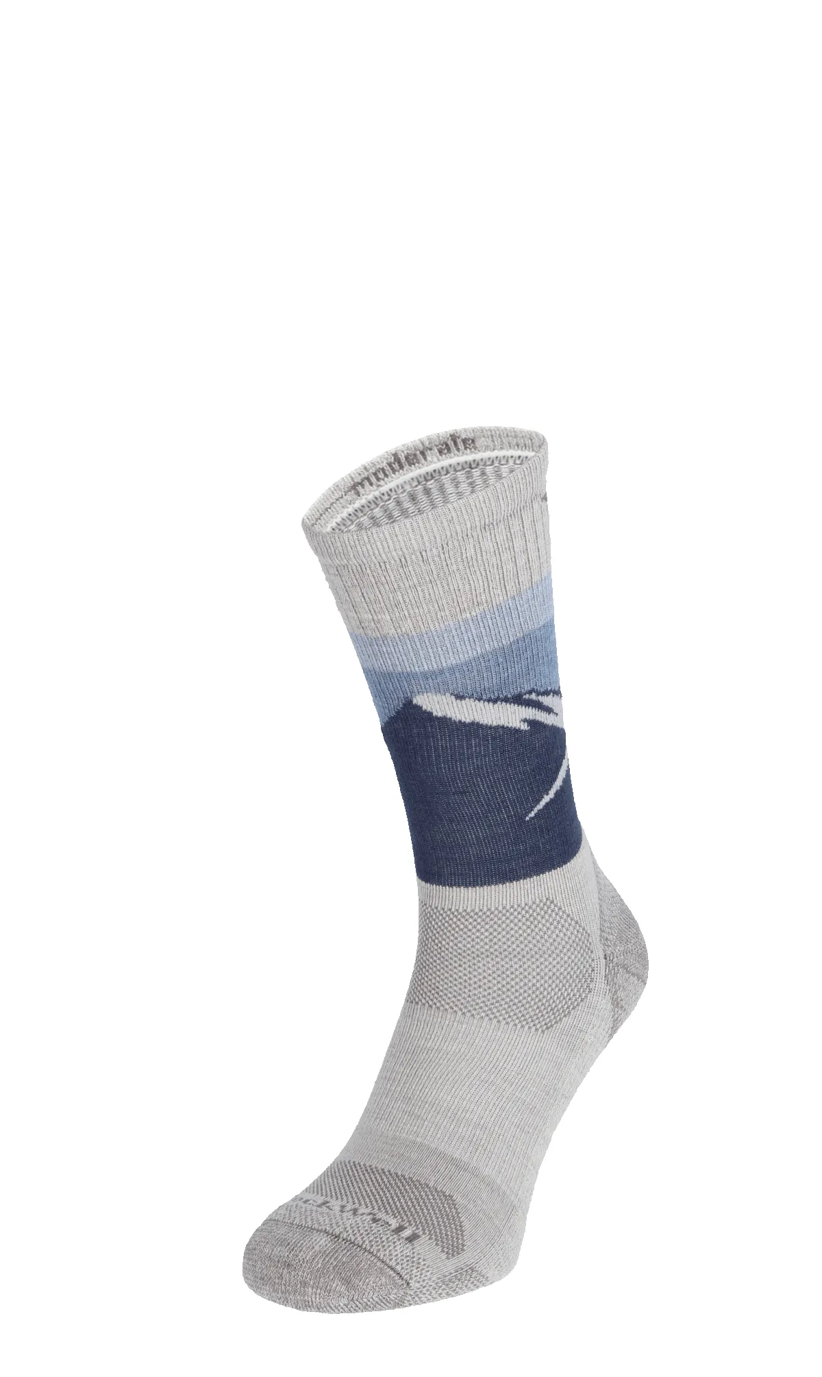 Modern Mountain Crew Men Compression Hiking Socks Natural sold by Sockwell