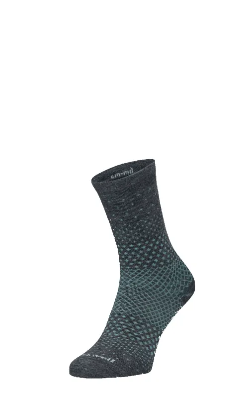 Plantar Ease Crew Women Heel Spur Socks Class 2 Charcoal sold by Sockwell