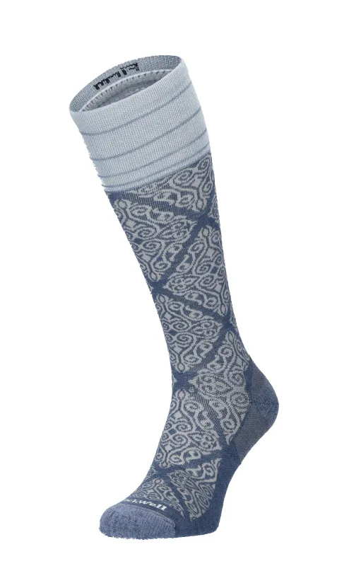 The Raj Women Firm Compression Socks Denim sold by Sockwell