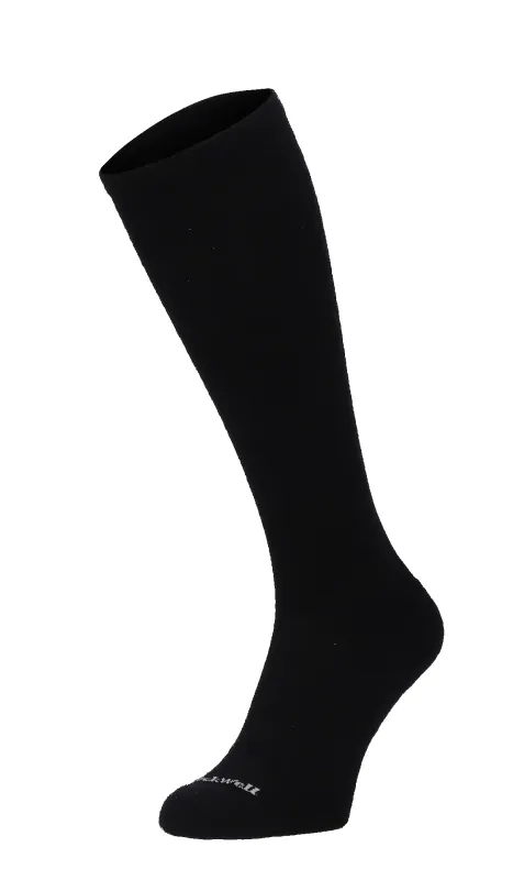 Full Floral Women Compression Socks Class 1 Black Solid sold by Sockwell