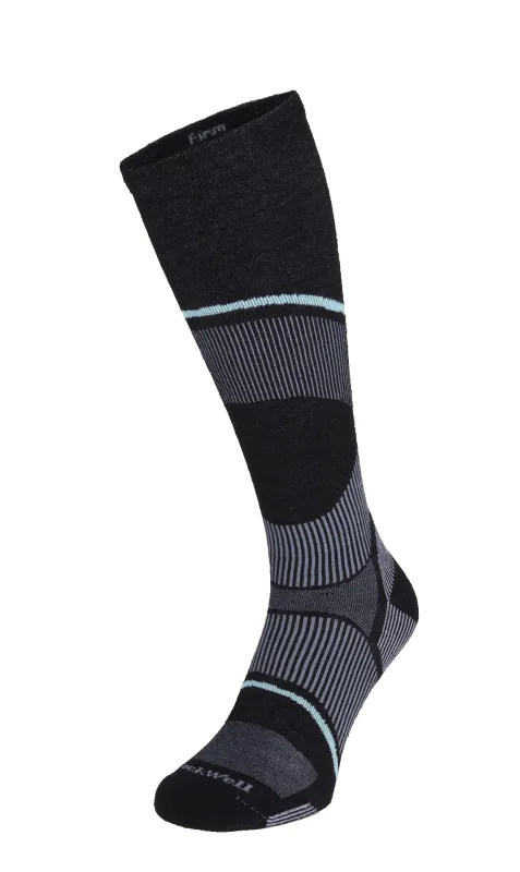 Stabilizer Knee High Women Compression Sports Socks Black sold by Sockwell