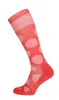 Featherweight Dot Women Moderate Compression Socks Poppy sold by Sockwell