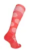 Featherweight Dot Women Moderate Compression Socks Poppy sold by Sockwell