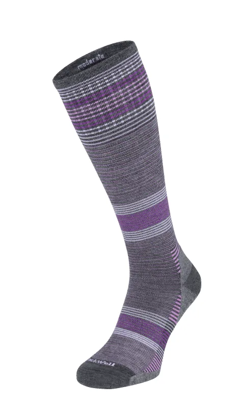 Cedence Women Compression Sports Socks Charcoal sold by Sockwell