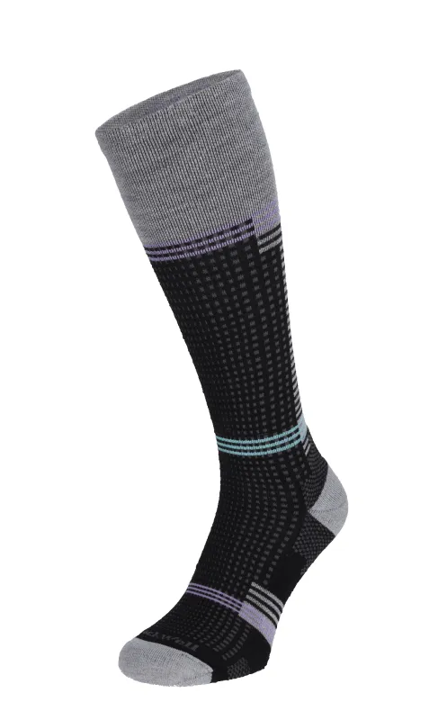 Dash Women Moderate Compression Socks Black sold by Sockwell