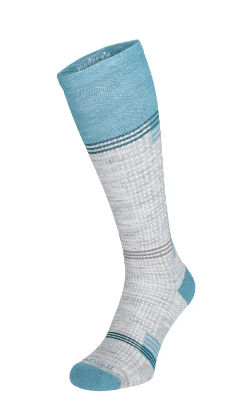 Dash Women Moderate Compression Socks Light Grey sold by Sockwell