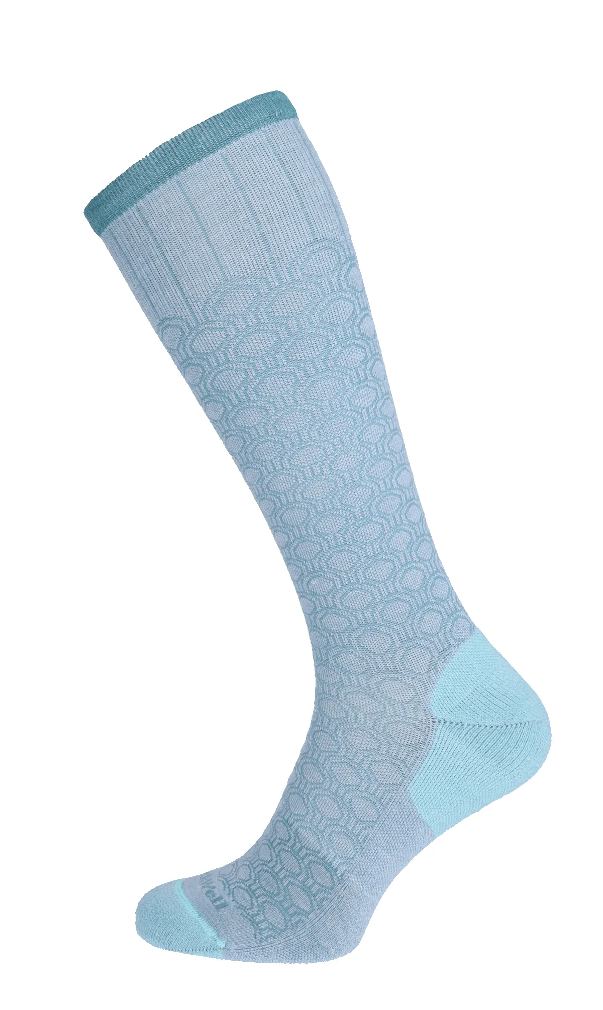 Deco Dot Women Moderate Compression Socks Chambray sold by Sockwell product image thumbnail 3