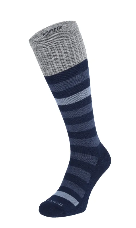 Rugby Men Moderate Compression Socks Navy sold by Sockwell
