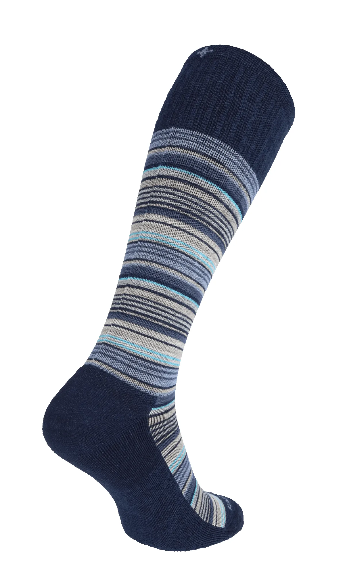 Sunset Stripe Men Moderate Compression Socks Navy sold by Sockwell product image thumbnail 4