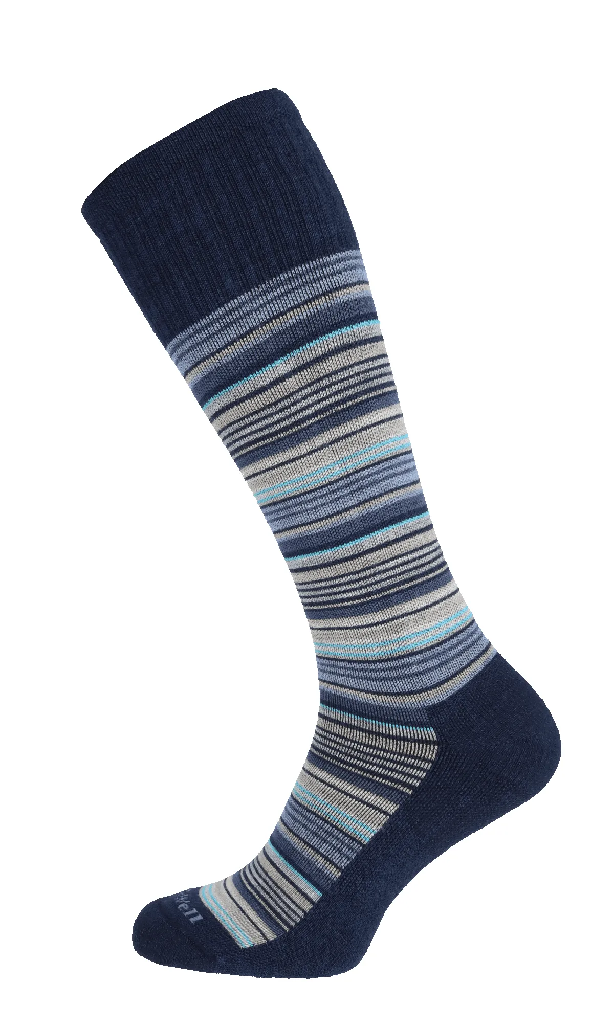 Sunset Stripe Men Moderate Compression Socks Navy sold by Sockwell product image thumbnail 3