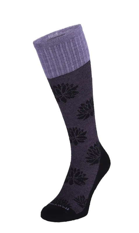 Lotus Lift Women Firm Compression Socks Black sold by Sockwell